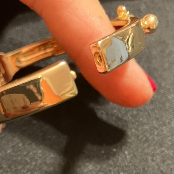 Guess Gold Tone Bangle with Charm/Bar - Picture 4 of 4